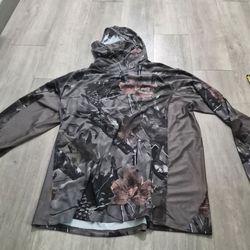 Bassdash Adult Unisex Long-sleeve Camouflage Hunting Hoodie With face mask A006