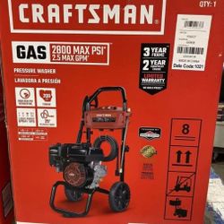 Craftsman 2800 MAX PSI at 2.5 MAX GPM Gas Pressure Washer