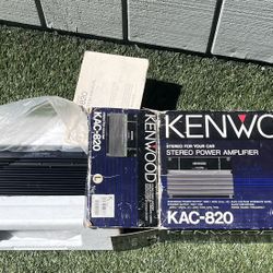 Kenwood KAC-820 Amplifier + Speakers 