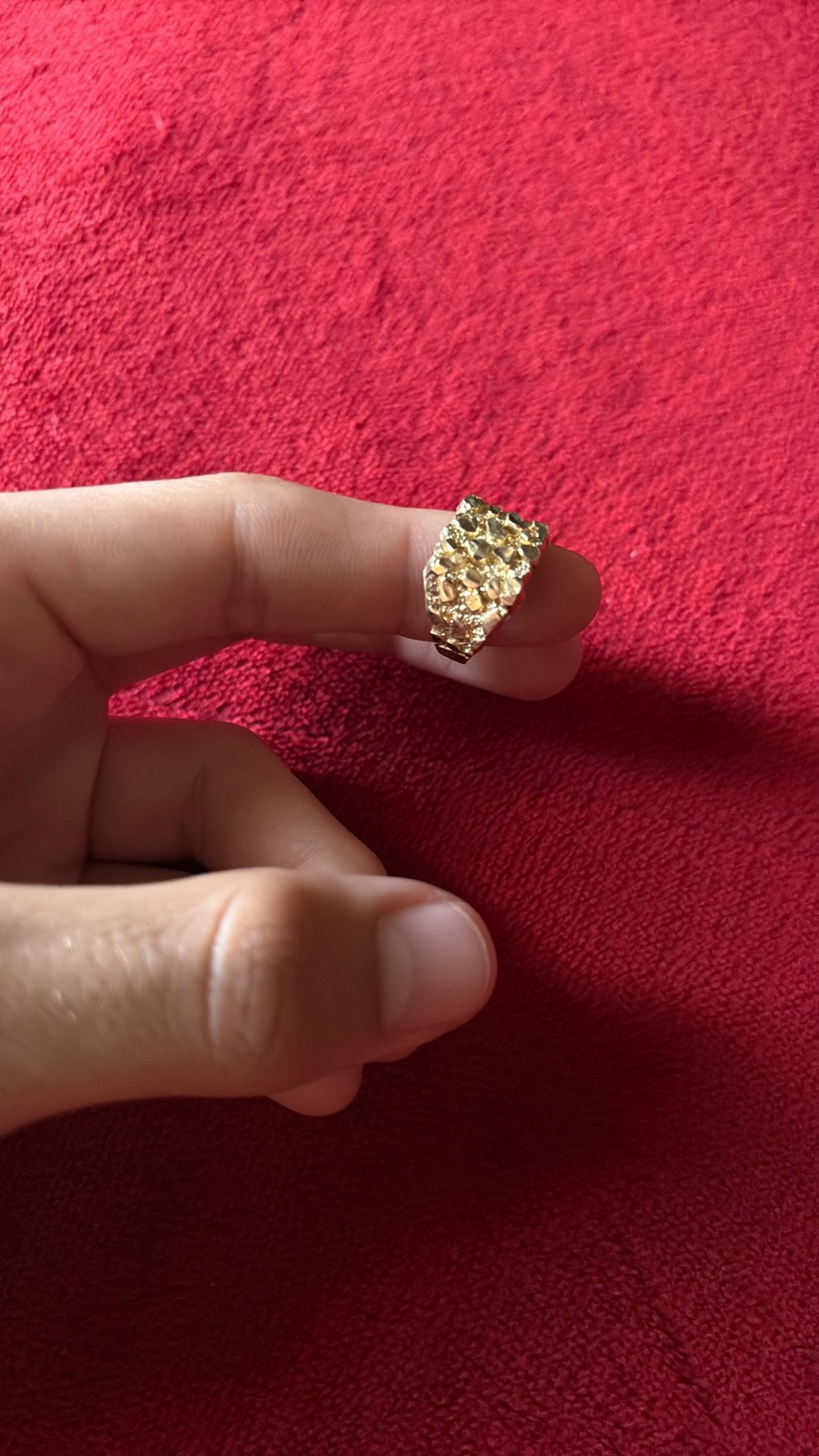 10k Gold Nugget Ring