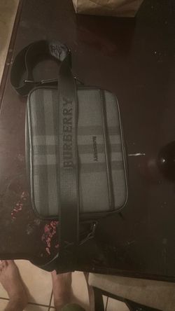 Burberry checkered pattern satchel