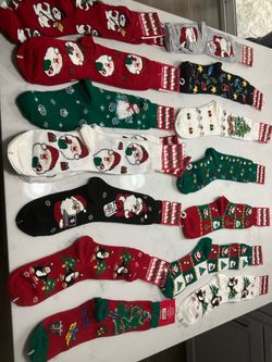 Christmas socks 18 pair