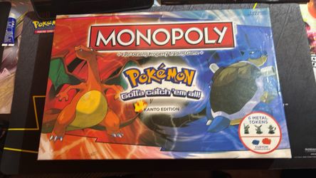 Pokémon Monopoly red and blue