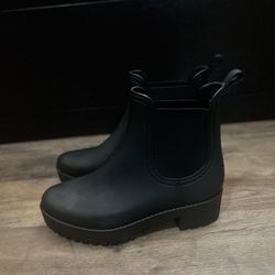 Jeffrey Campbell Women's Cloudy Chelsea Rain Boots