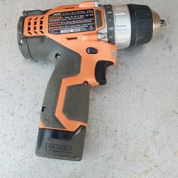 Ridgid 12v Drill And Battery 