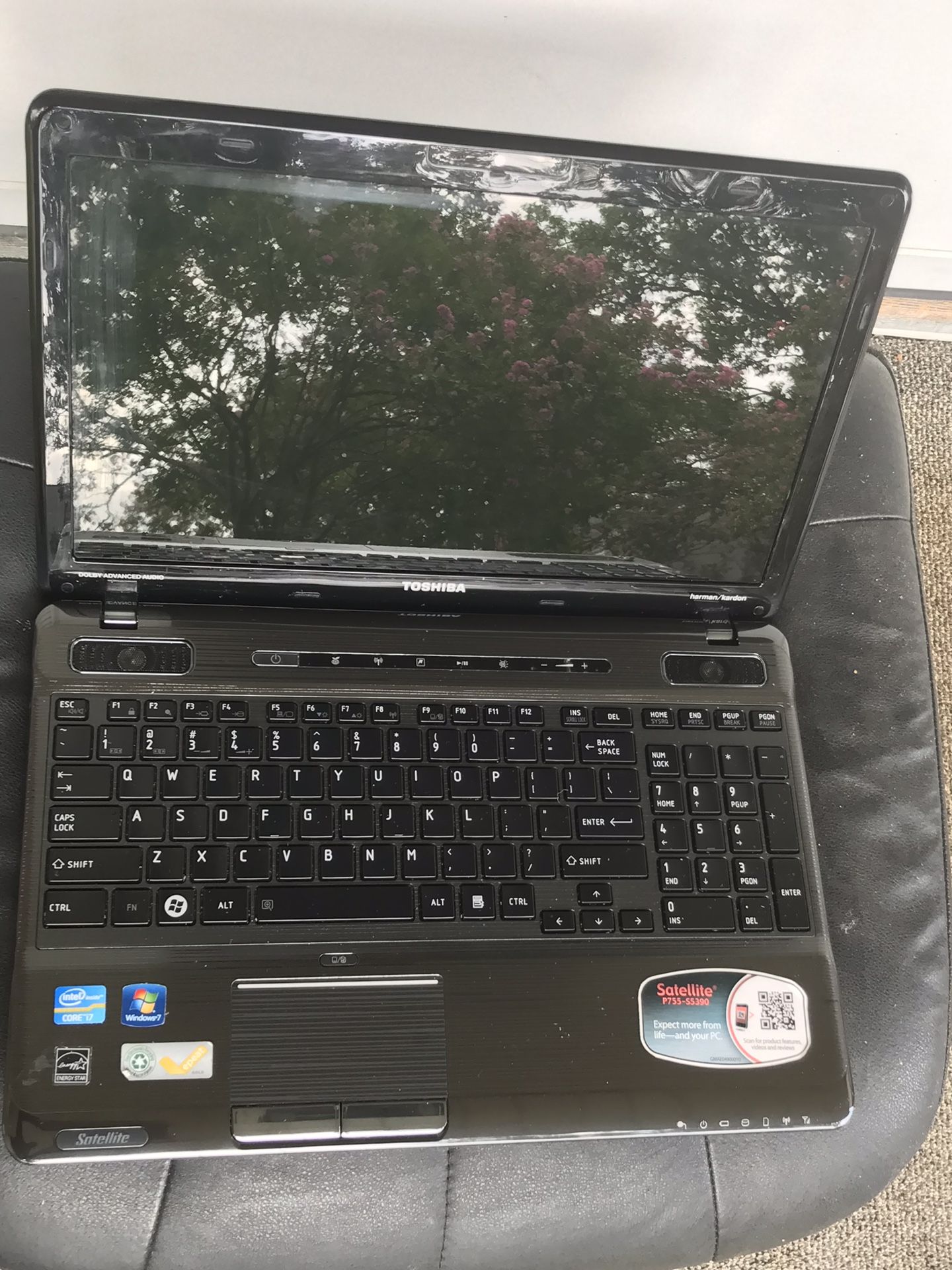 I7 Laptop...Toshiba Satellite P755S5390. 8GB Ram. 250gb hard drive. 3