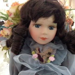Vintage Porcelain Doll