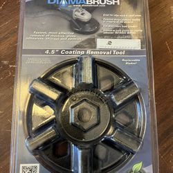 Diamabrush 4.5” Concrete Abrasive Removal Tool (new)