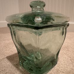 Green Glass Container