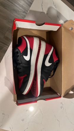Black and red jordan’s