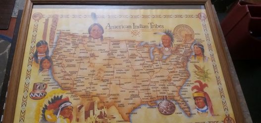 American Indians Map Of Tribes Each Of The 50 States 25×20