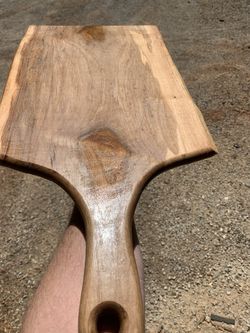 Live Edge Pecan Cutting Board 