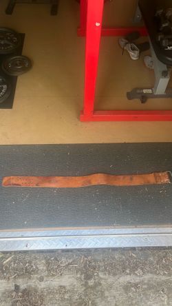Leather Weight Lifting Belt