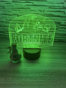 ✨Fortnite 3D LED Lamp | Custom Room Decor & Perfect for a Gift 🎁