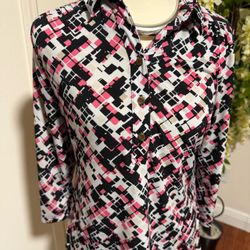 212 collection women’s collared button-down shirt