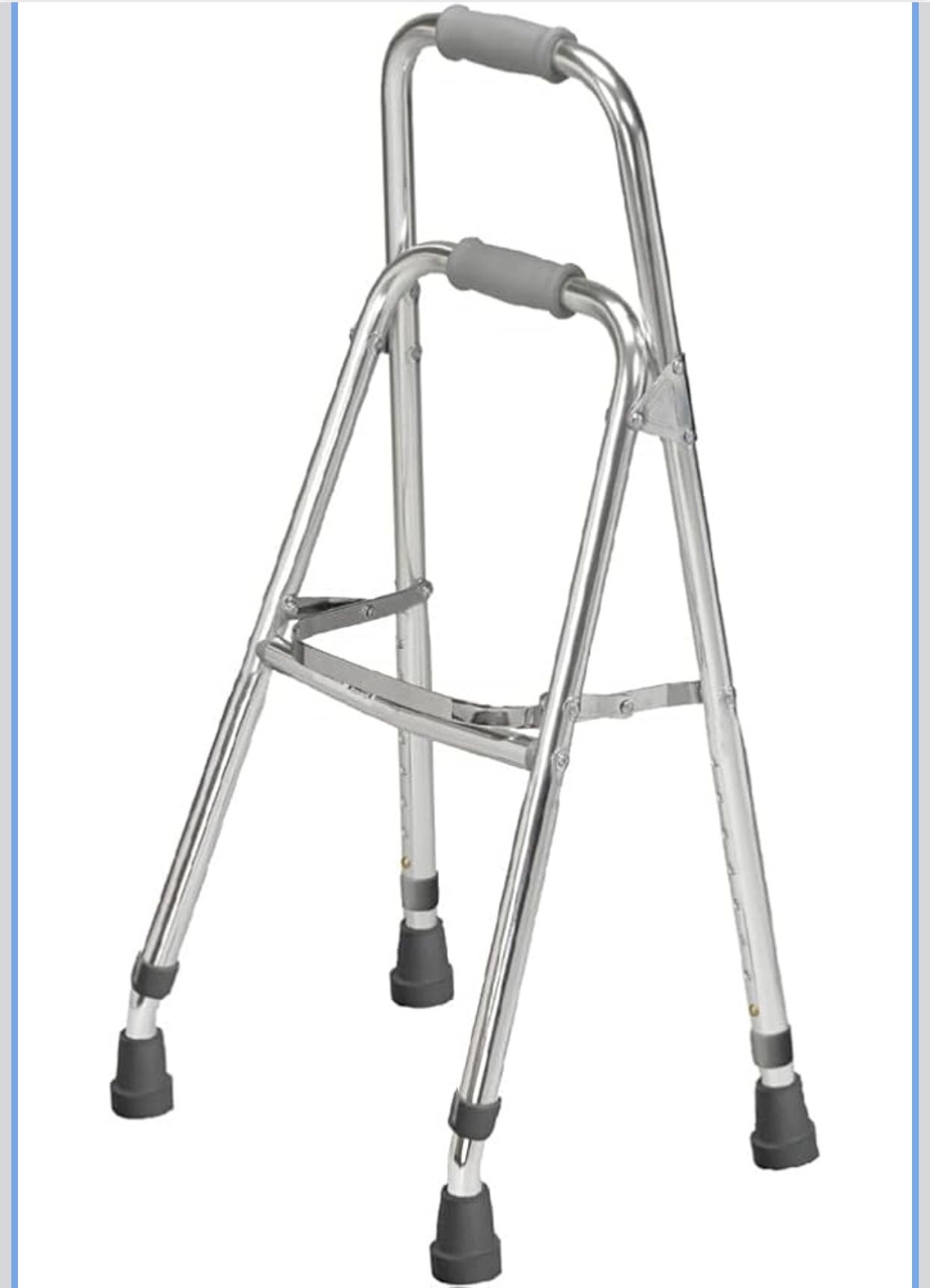 NEW! Drive Medical 10240-1 Side Style Hemi One Arm Walker, Gray, 300 lbs Weight Capacity, Designed for Individuals with The Use of Only One Hand or Ar