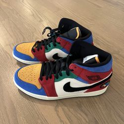 Jordan 1 Mid SE Fearless Blue The Great Size 11
