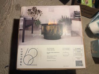 Project 62 24-inch Round Outdoor Fire Bowl