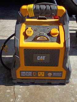 CAT 1000 Peak Amp Jump Starter 200W