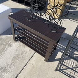 Bench $40 Wine Rack $10