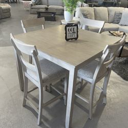 Counter Height Table Set New 