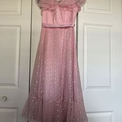 It’s A Beautiful Long Dress For Girls age 10/12 The Color Is Pink The Size Is 10 age 10/12 Used One Time Only 