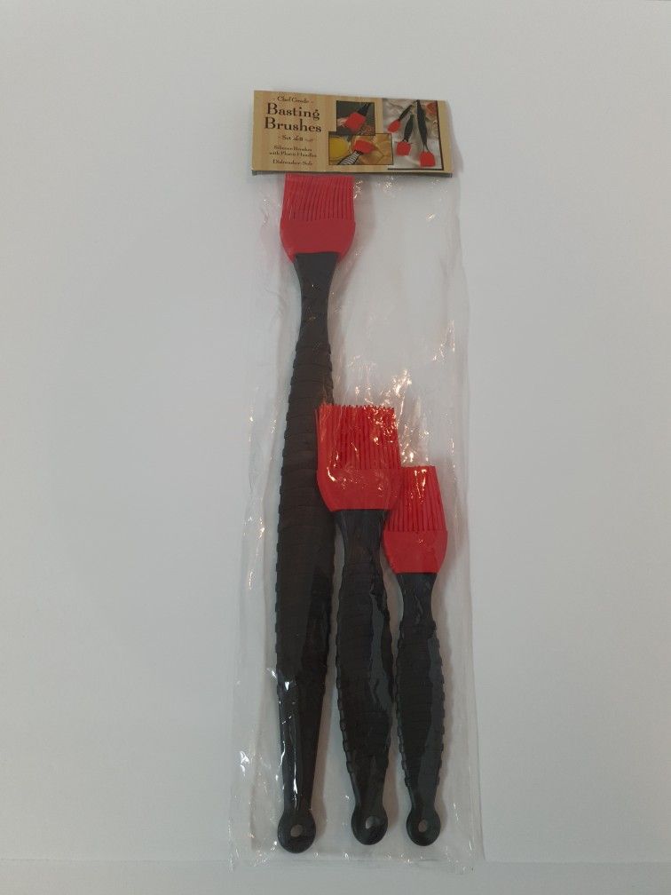 Chef Grade Set of 3 Silicone Basting Brushes with Plastic Handles, New ..
Condition is New, Set of 3 different Size.
Same Day Shipping...
Don't for