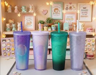 Starbucks Studded Tumbler Cups Set of 4