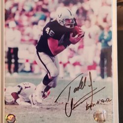 TODD CHRISTENSEN AUTOGRAPH PICTURE 