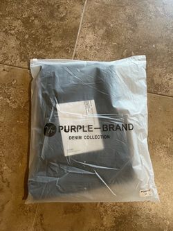 Purple jeans