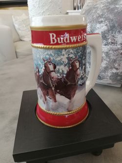 Budweiser 2019 Holiday Stein 40th Anniversary - Check My Page For More Decor