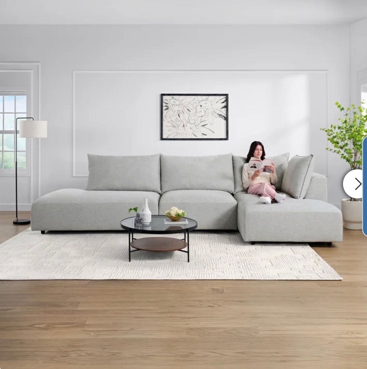 Macon 3-piece Fabric Modular Sectional