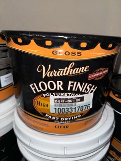 Varathane 2.5 gal. Clear Gloss Oil-Based Floor Finish Polyurethane