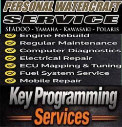 Seadoo key PROGRAMING 2 stroke 4 stroke TEXT FOR PRICES