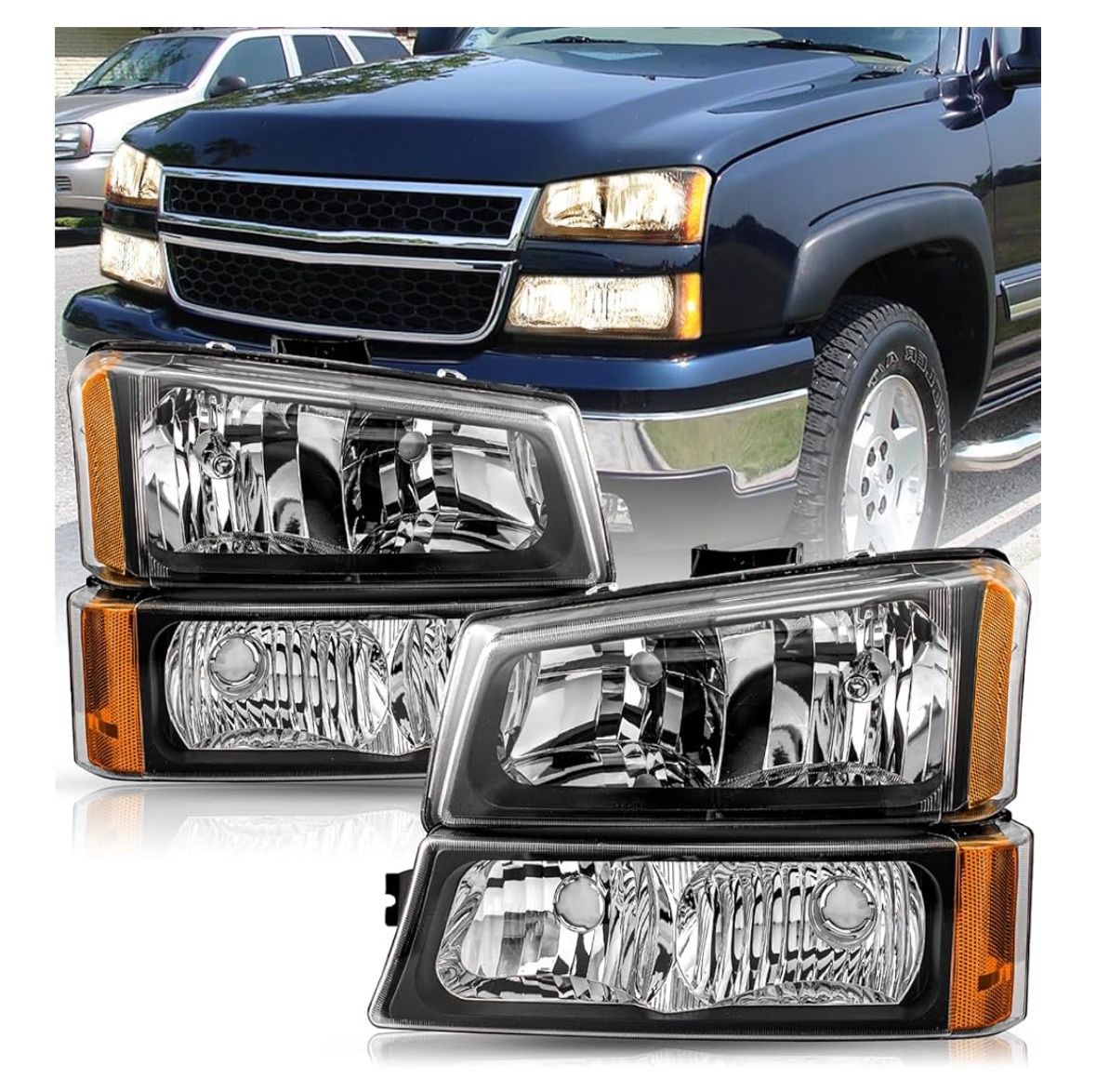 Chevy Silverado headlights