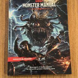 Dungeons & Dragons D&D "Monster Manual" (Hardcover, 5th Edition (5E), 2014)