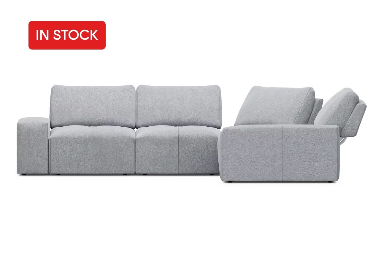 Grey 5pc Sectional
