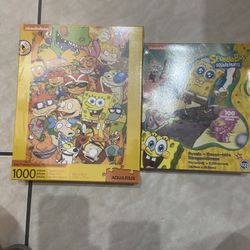 Set Of Two New Nickelodeon Puzzles. See My Page Tons More 