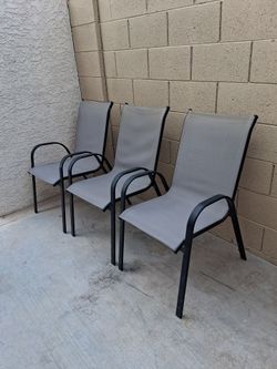 Outdoor patio chairs