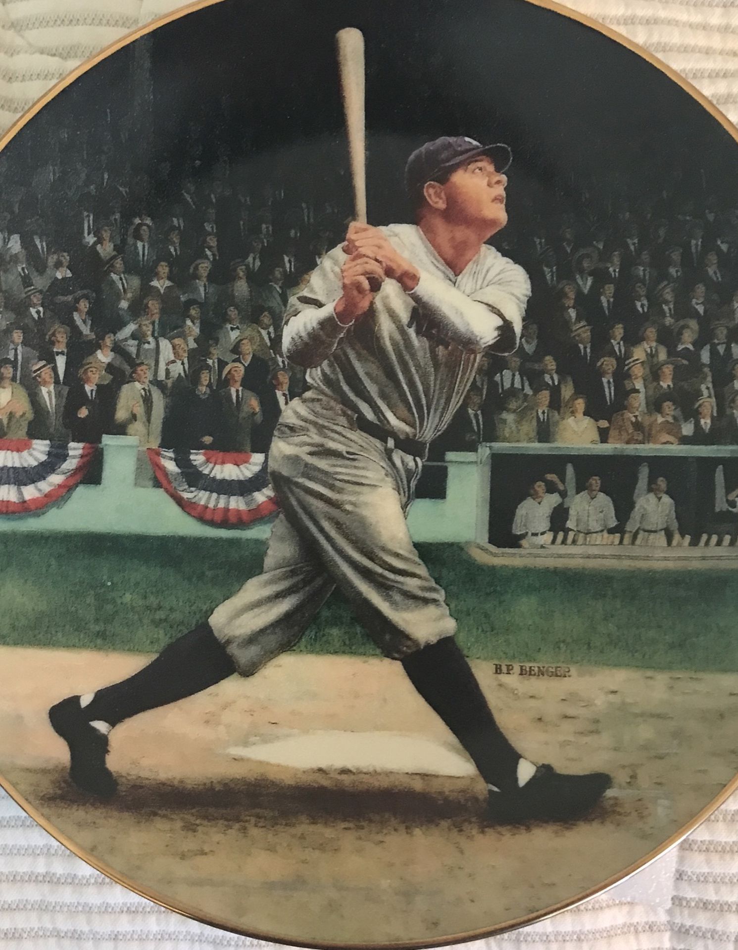 Collectible Plate: Babe Ruth