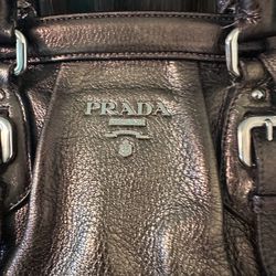 PRADA Vitello Daino Antik Frame Bag