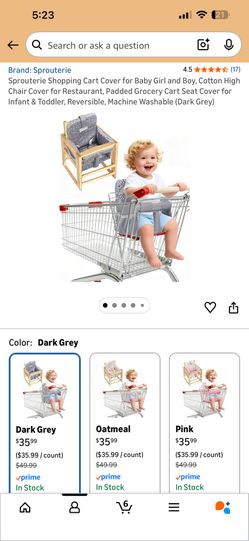 New in box - Baby Shopping Cart Cover