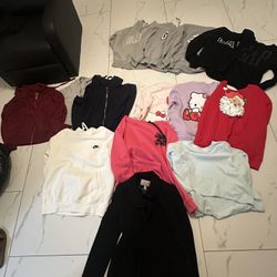 Bag Of 14 Sweatshirts And 1 Coat 