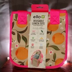 Brand New Ello Reusable Lunch Tote