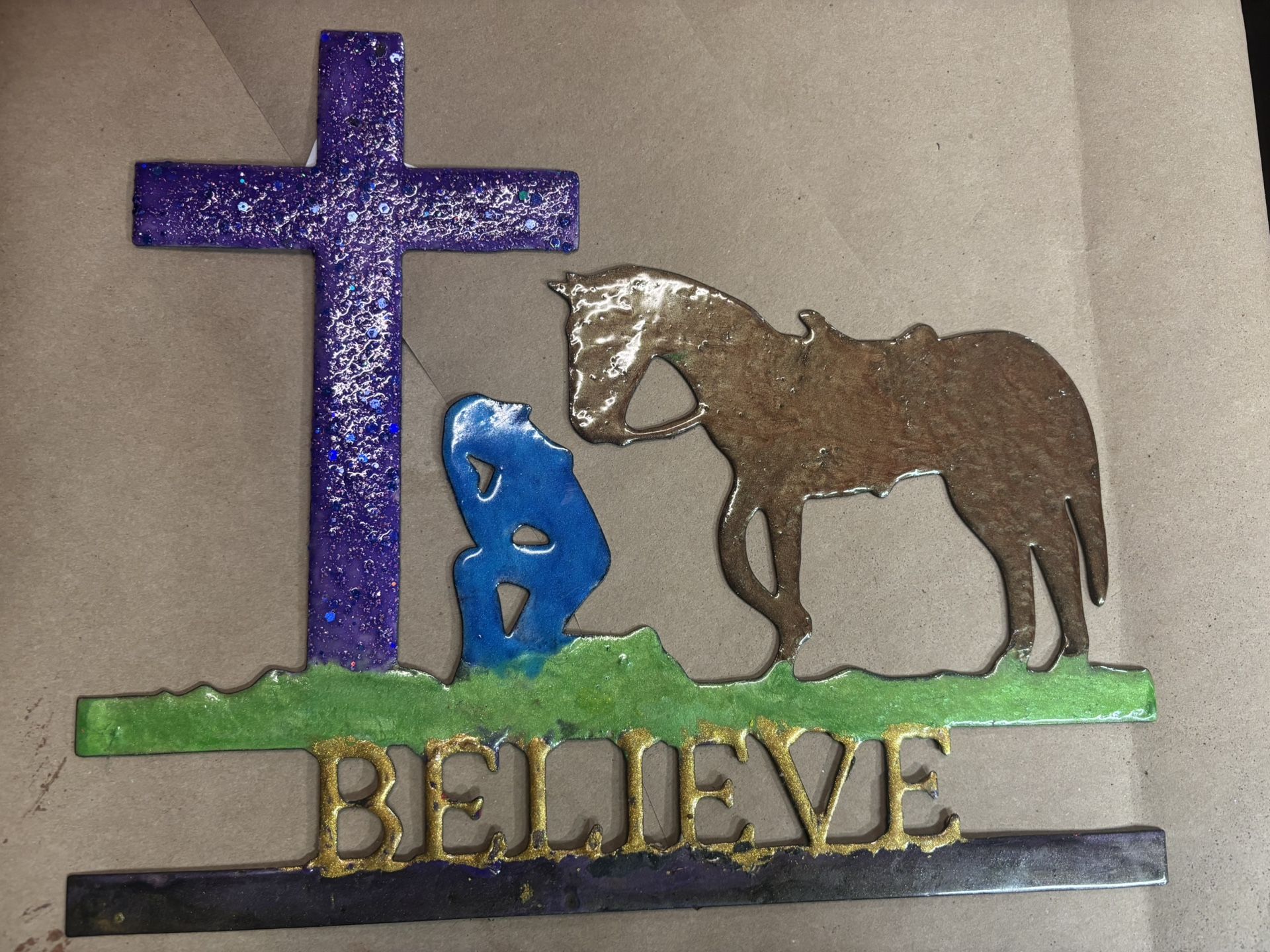Metal Custom Painted Wall Decor