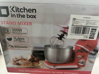 Kitchen in the Box Stand Mixer 300W Red