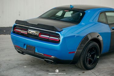 Type-SA carbon fiber rear spoiler for 2018-2023 Dodge Challenger