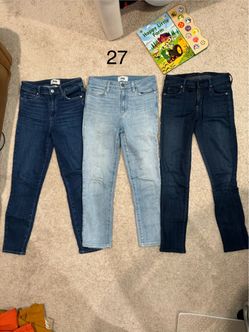 $10 each women’s jeans size 27