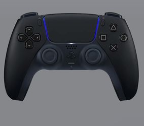 Black ps5 controller