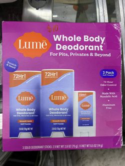 Lumē Whole Body Deodorant 3-Pack